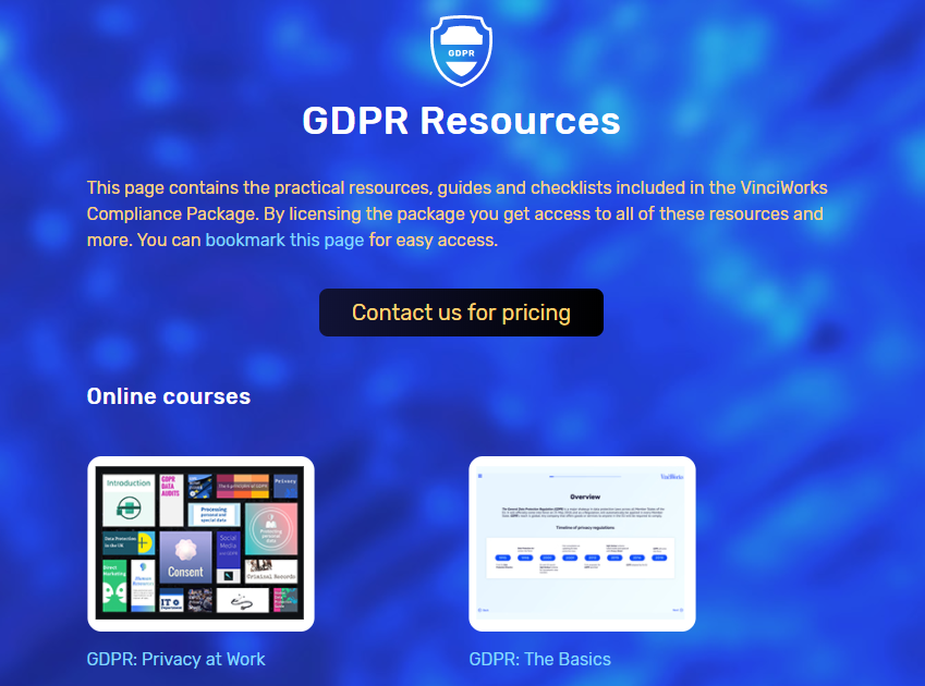 The GDPR resource page