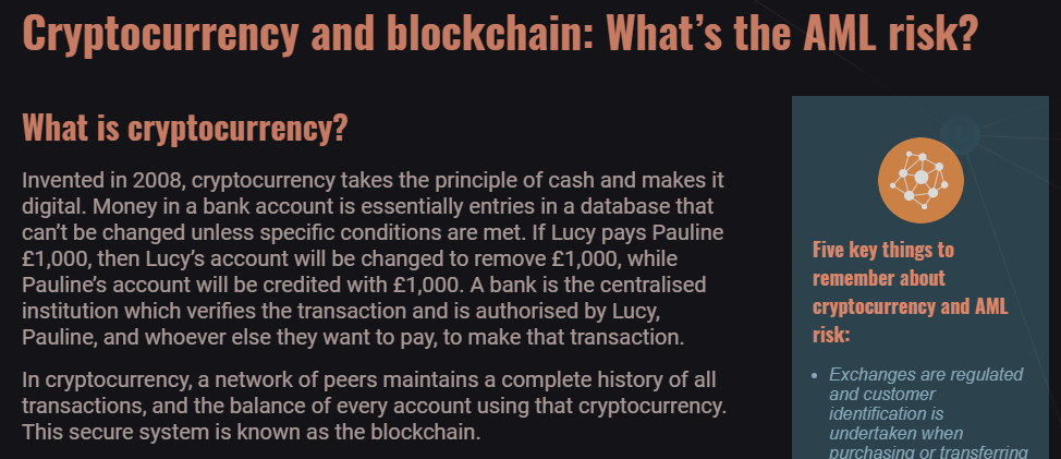 Screenshot from Cryptocurrency module