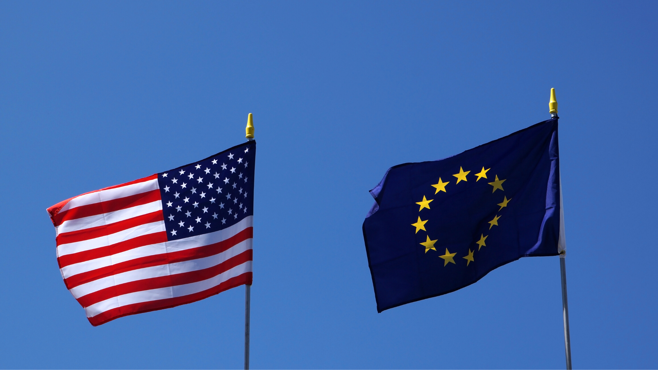 US and EU flags