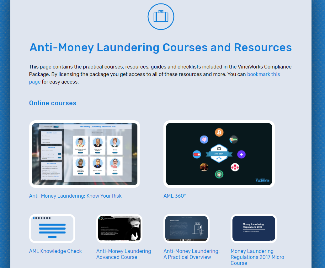 AML resource page