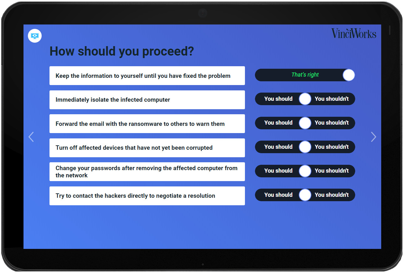 Ransomware mini course screenshot